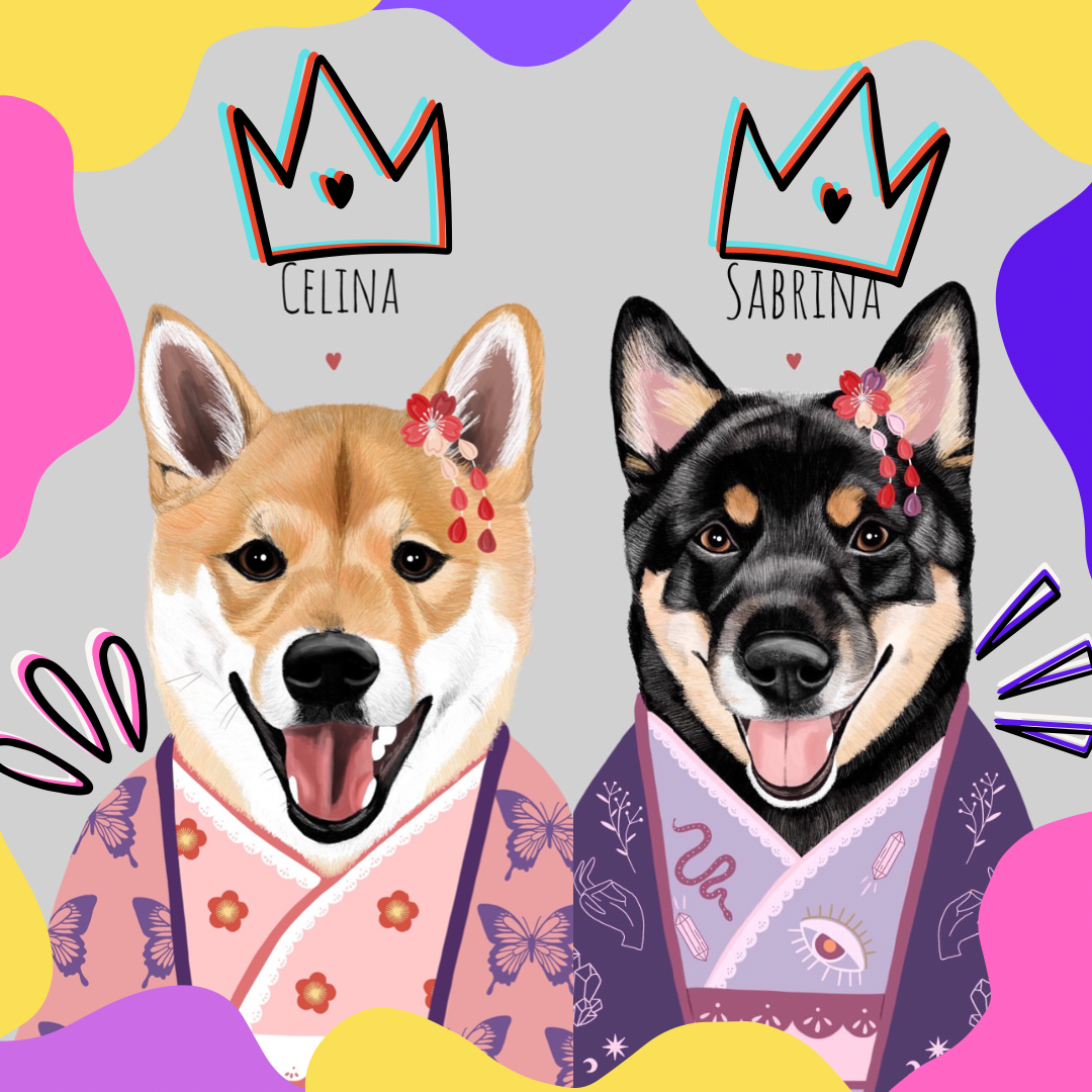 𝗖𝗘𝗟𝗬𝗡𝗔 & 𝗦𝗔𝗕𝗥𝗜𝗡𝗔 | shiba sisters